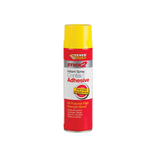 Everbuild Spray Contact Adhesive, 500ml Image 1