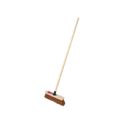 Stiff Sweeping Broom Head, 18 inch